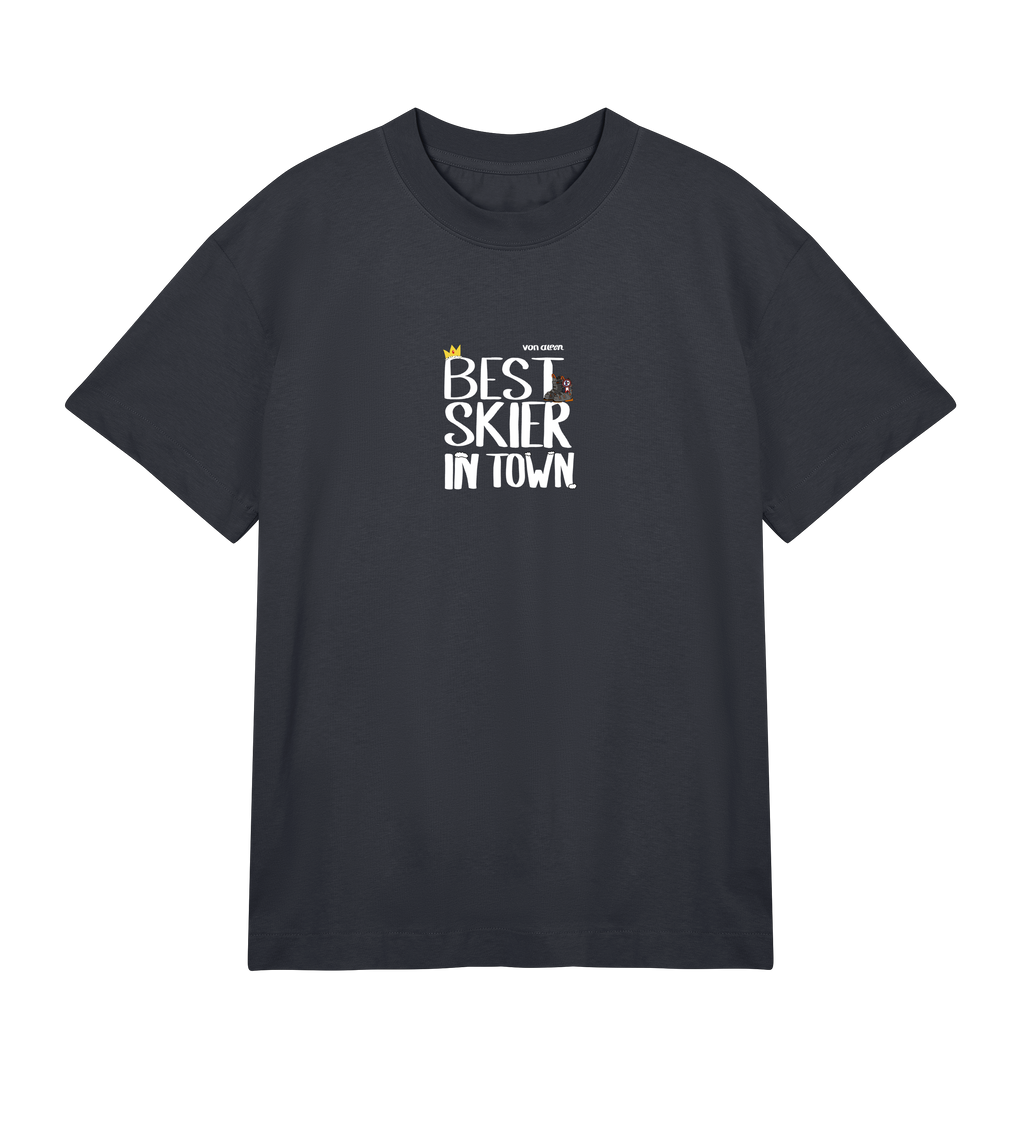 Best Skier T-Shirt Oversized Men’s