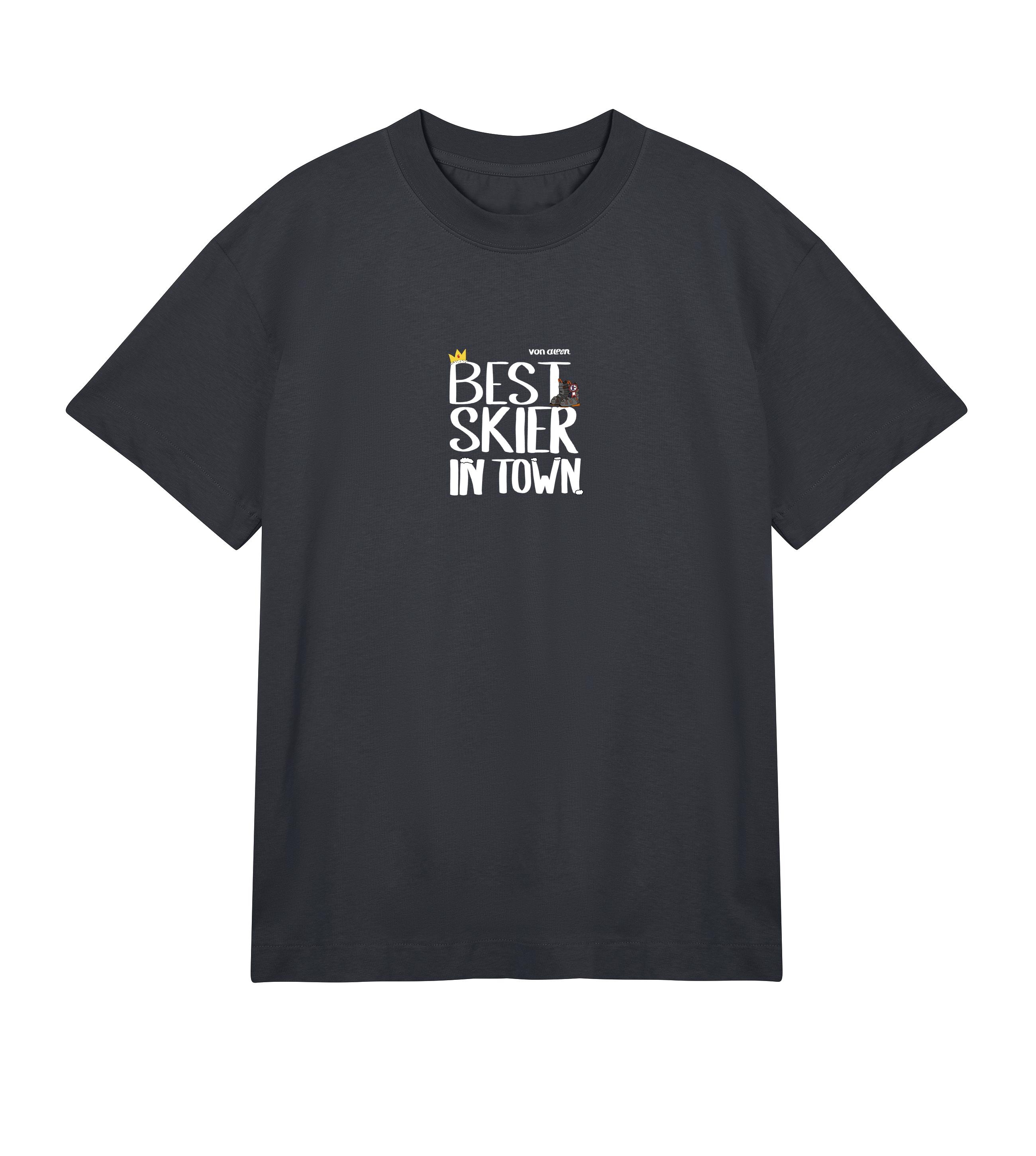 Best Skier T-Shirt Oversized Men’s