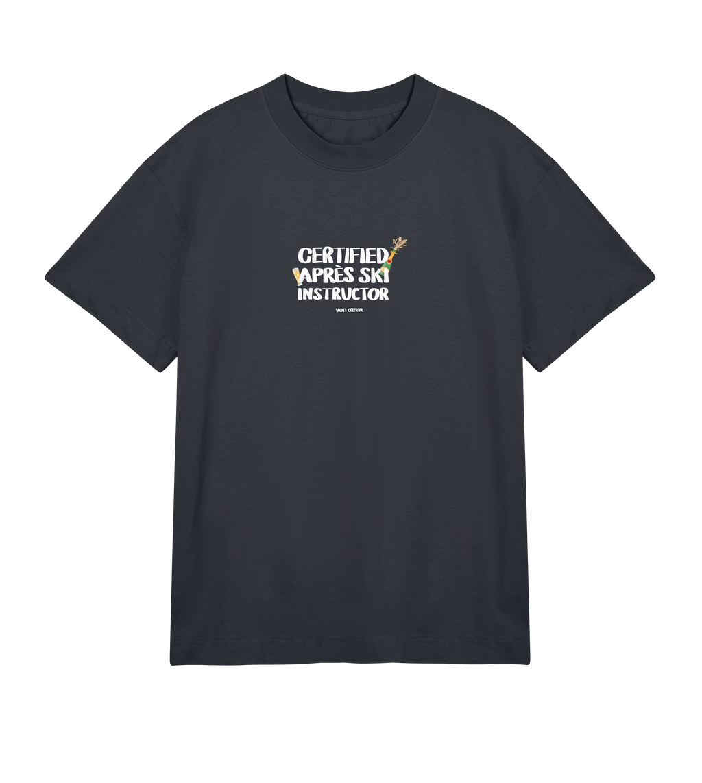 Certified Après-Ski Instructor T-Shirt Oversized Men’s