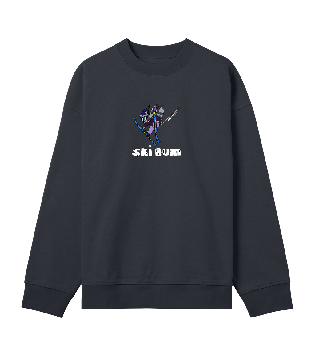 Ski Bum Sweatshirt Oversized Men’s (Back Print)