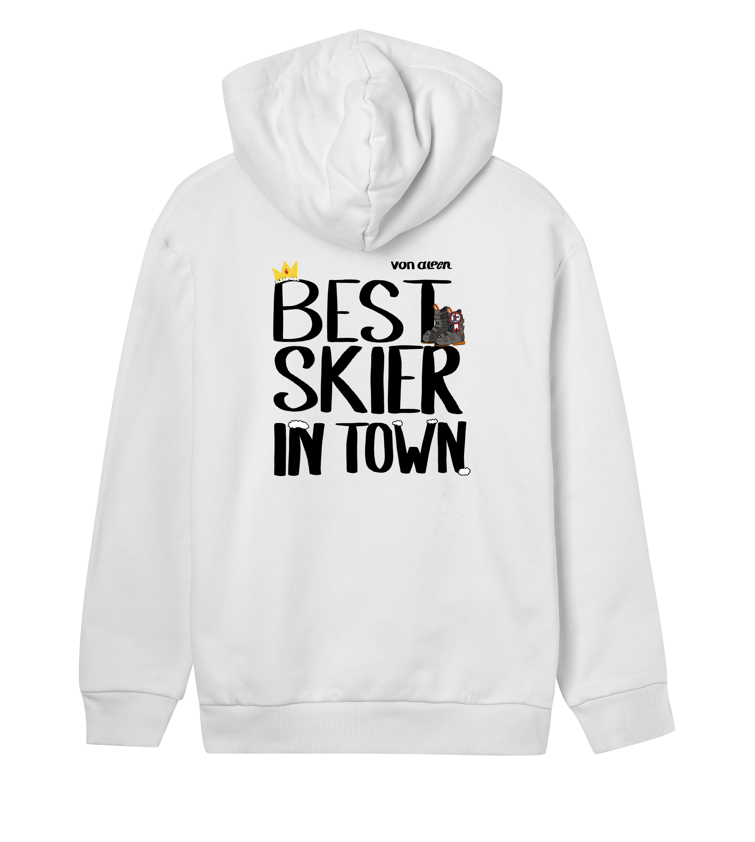 Best Skier Hoodie Regular Women’s