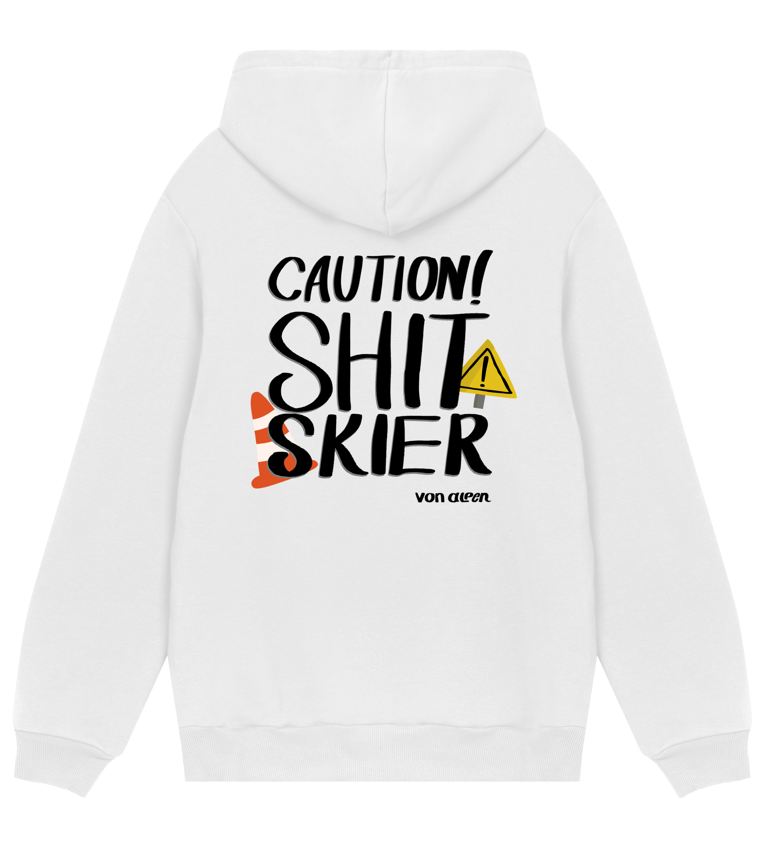 Shit Skier Hoodie Regular Men’s (Back Print)