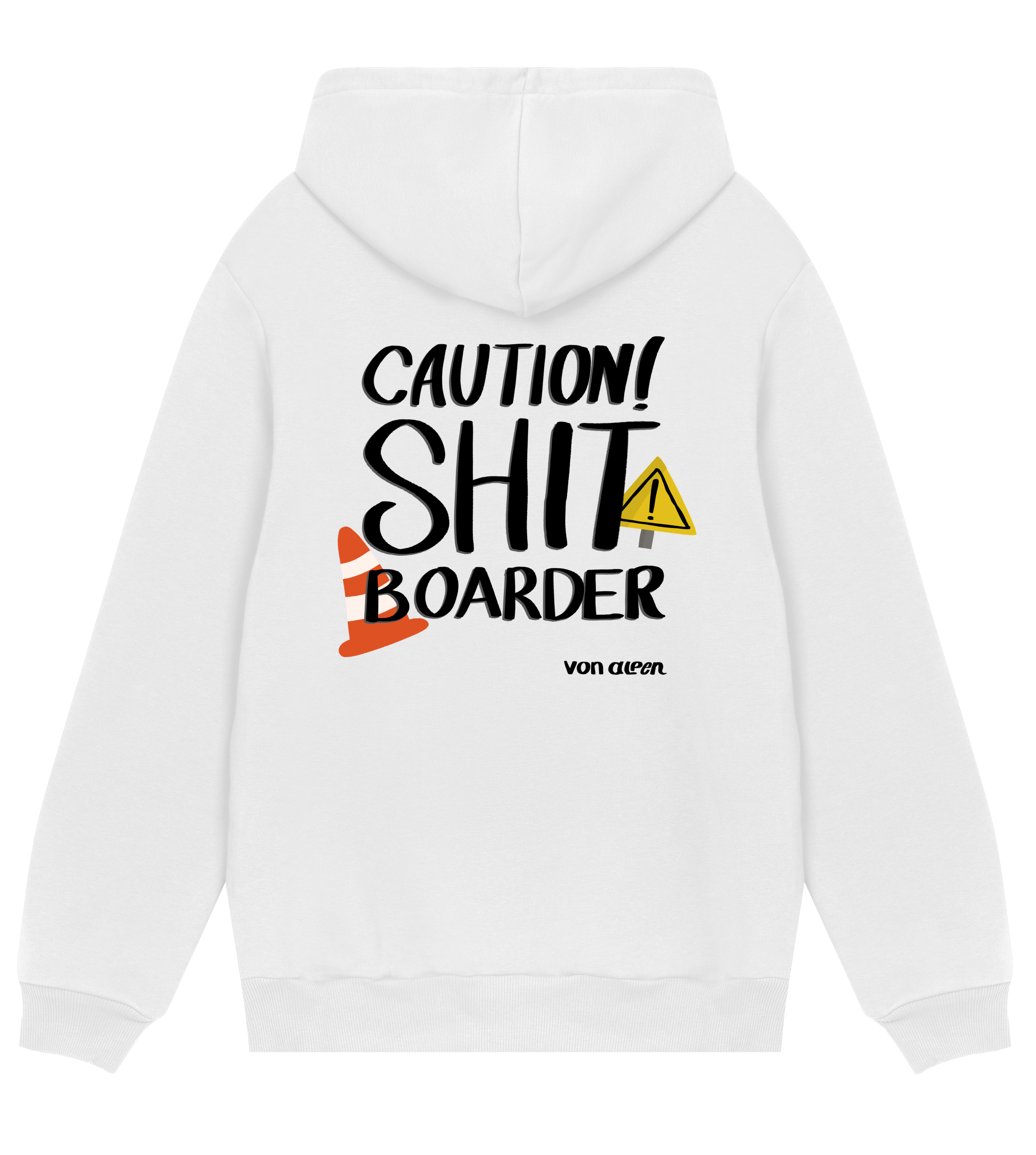 Shit Boarder Hoodie Regular Men’s (Back Print)