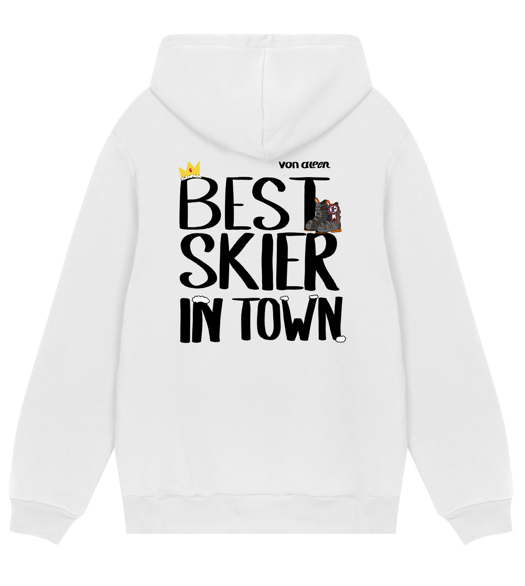Best Skier Hoodie Regular Men’s (Back Print)