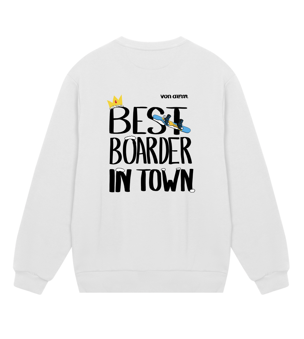 Best Boarder Sweatshirt Regular Men’s (Back Print)