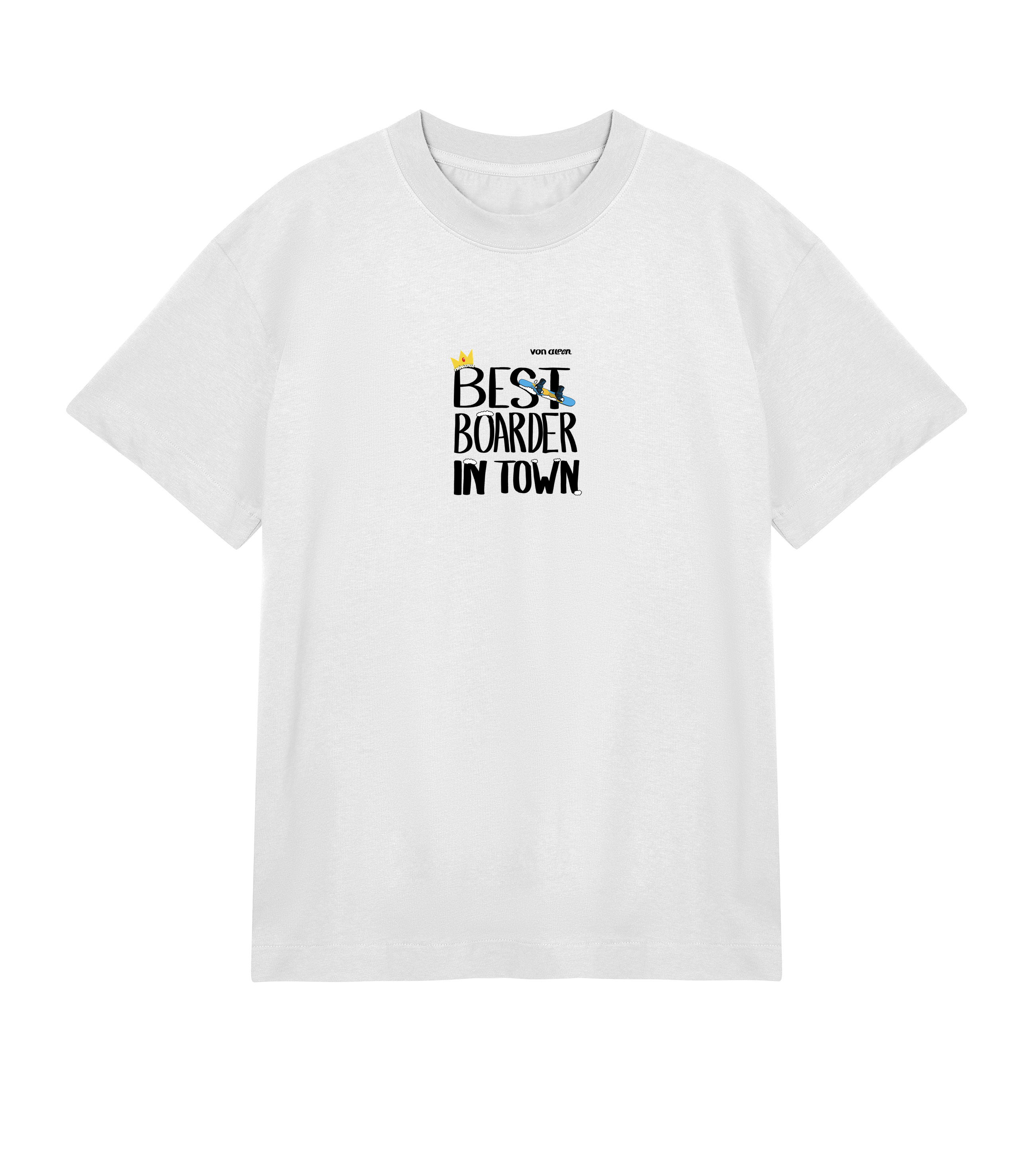 Best Boarder T-Shirt Oversized Men’s