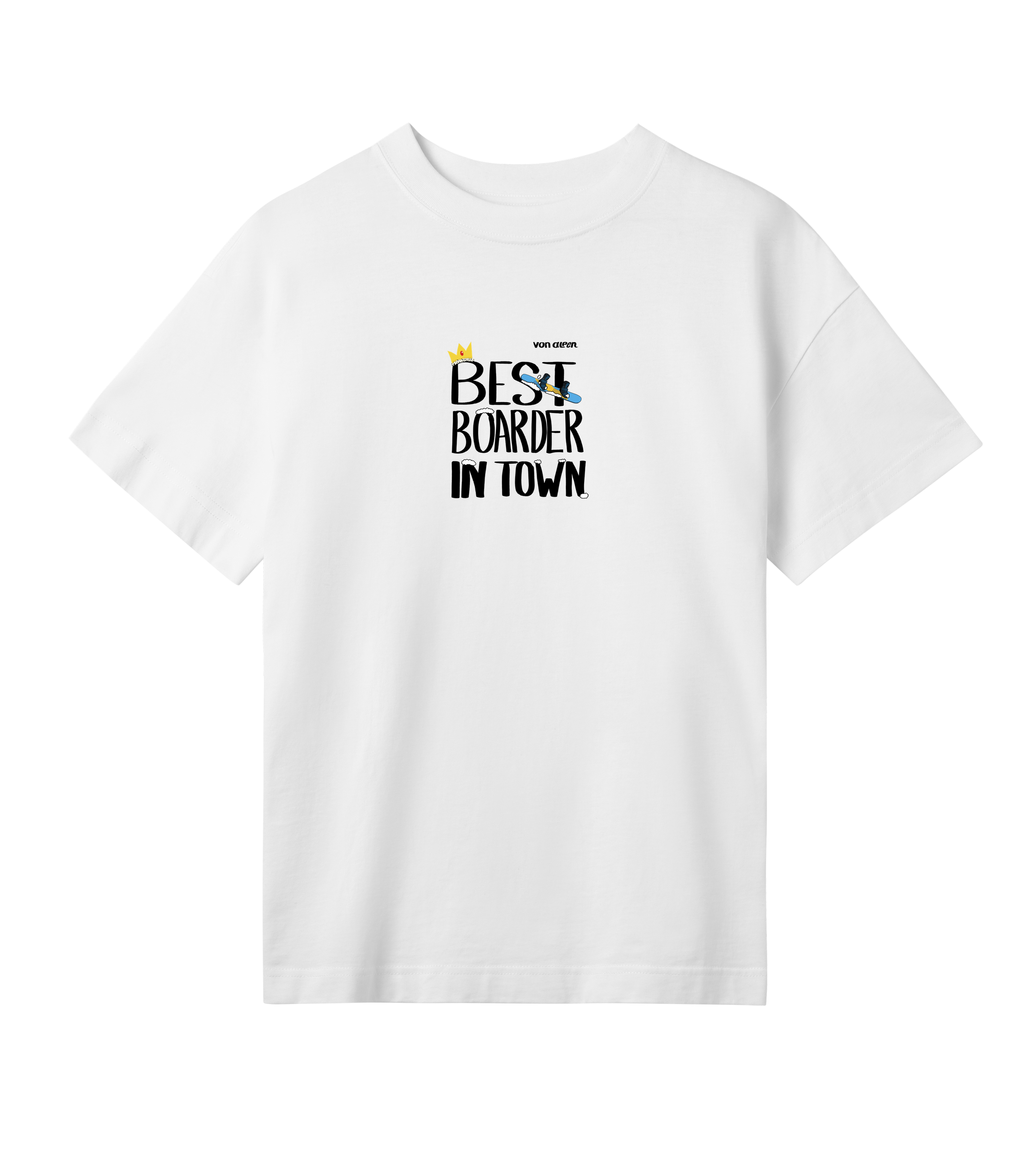 Best Boarder T-Shirt Oversized Women’s