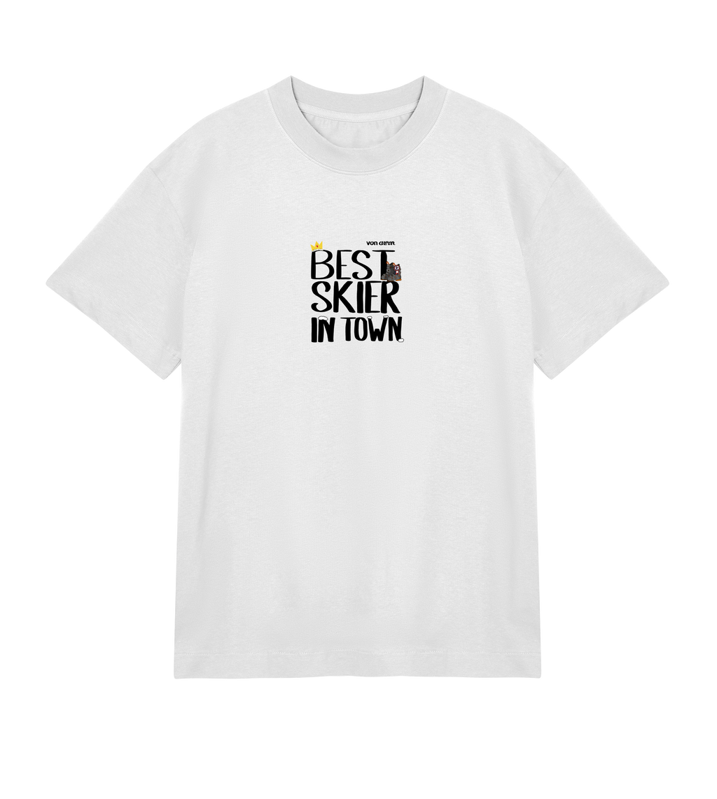 Best Skier T-Shirt Oversized Men’s