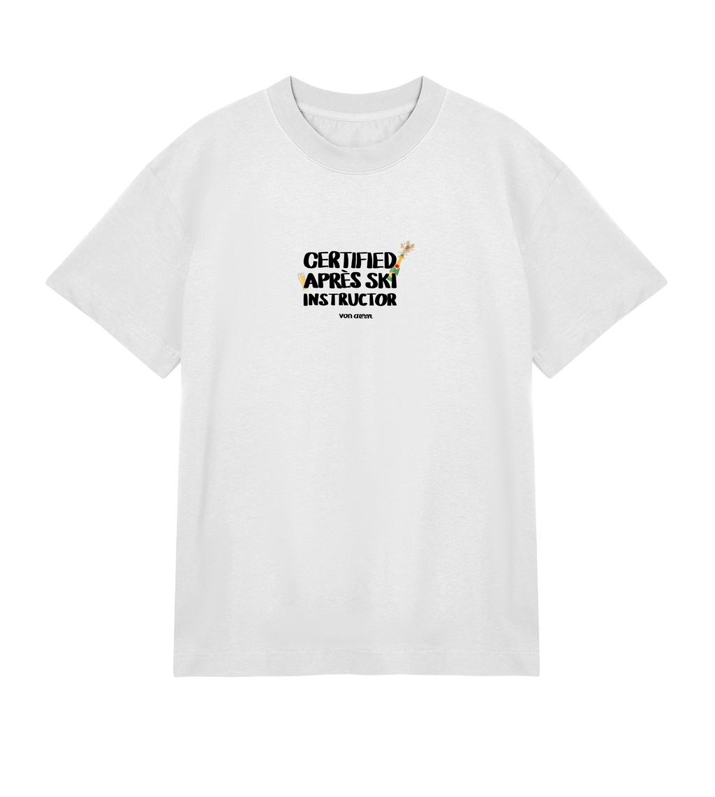 Certified Après-Ski Instructor T-Shirt Oversized Men’s