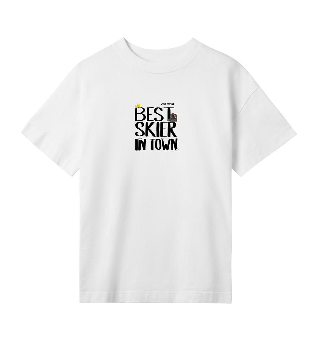 Best Skier T-Shirt Oversized Women’s