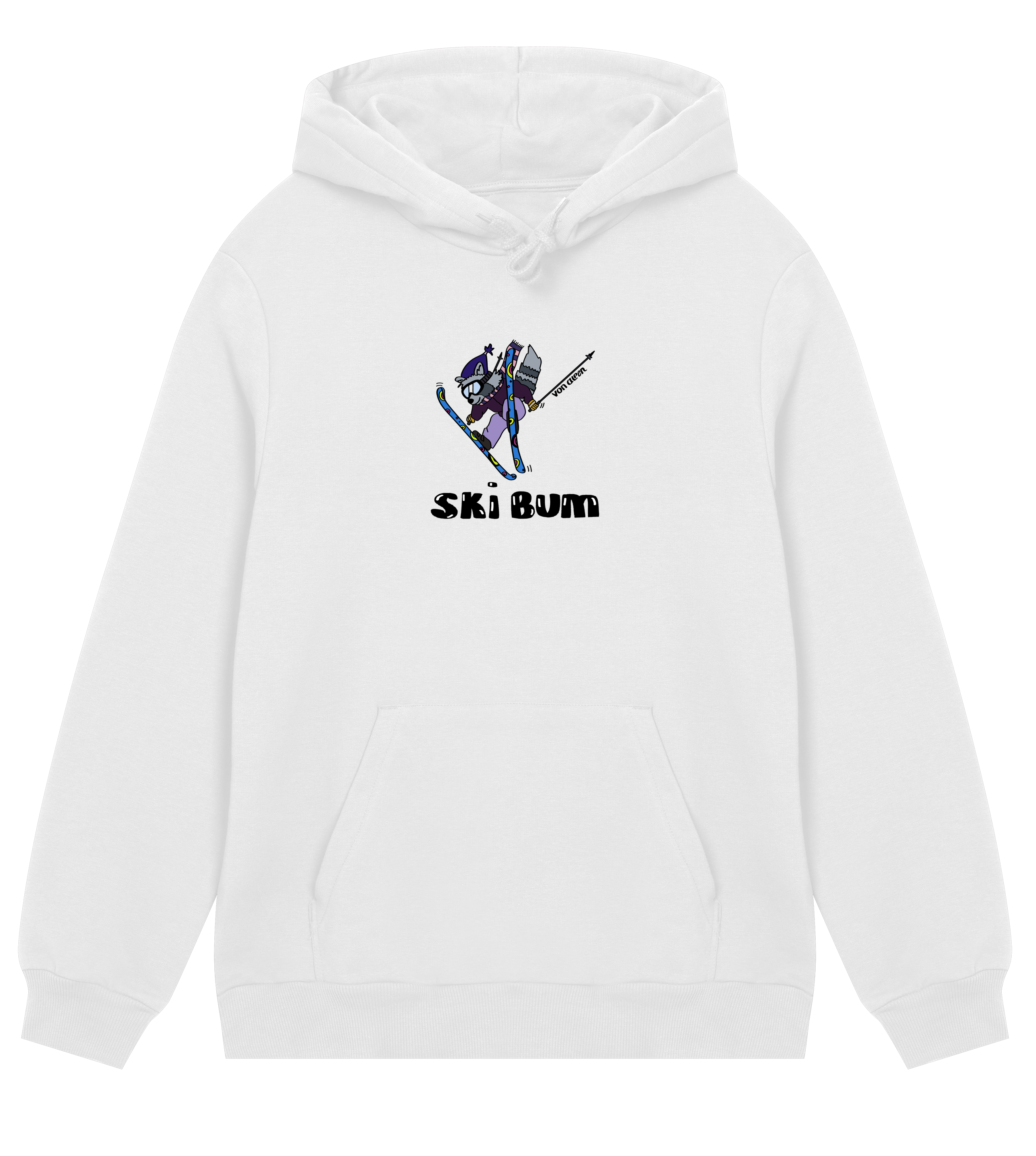 Ski Bum Hoodie Regular Men’s (Back Print)