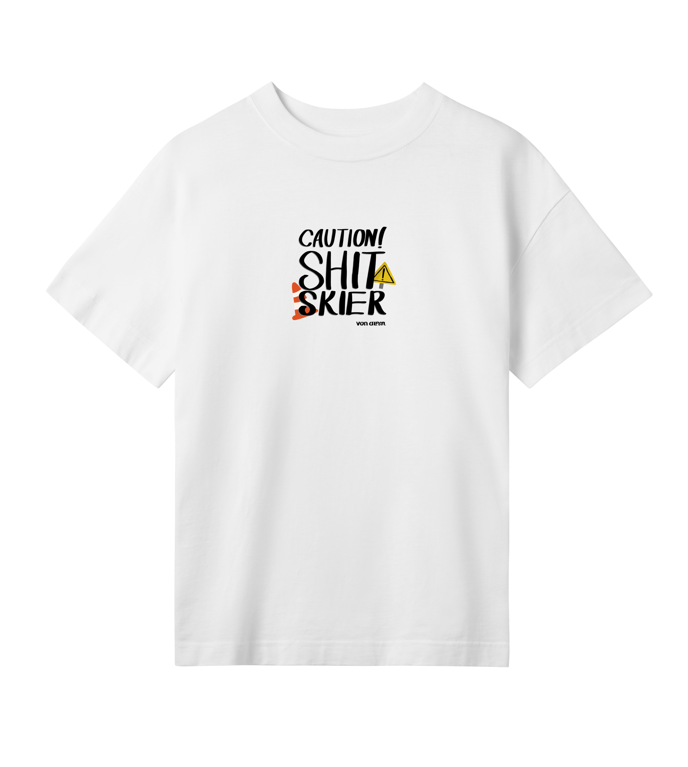 Shit Skier T-Shirt Oversized Women’s