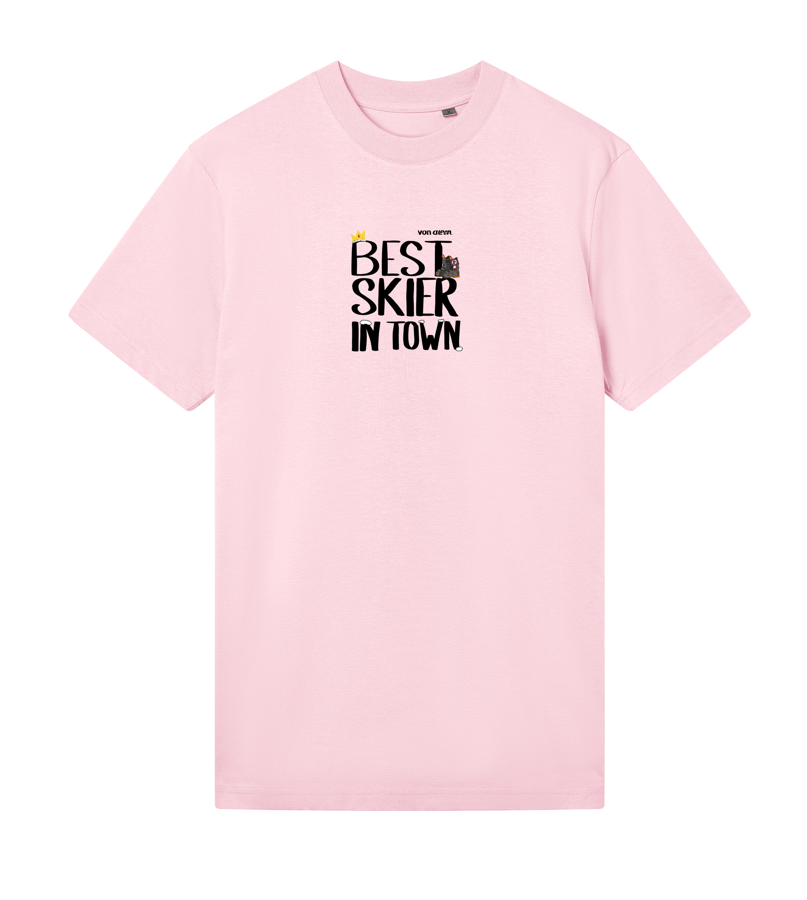 Best Skier T-Shirt Regular Men’s