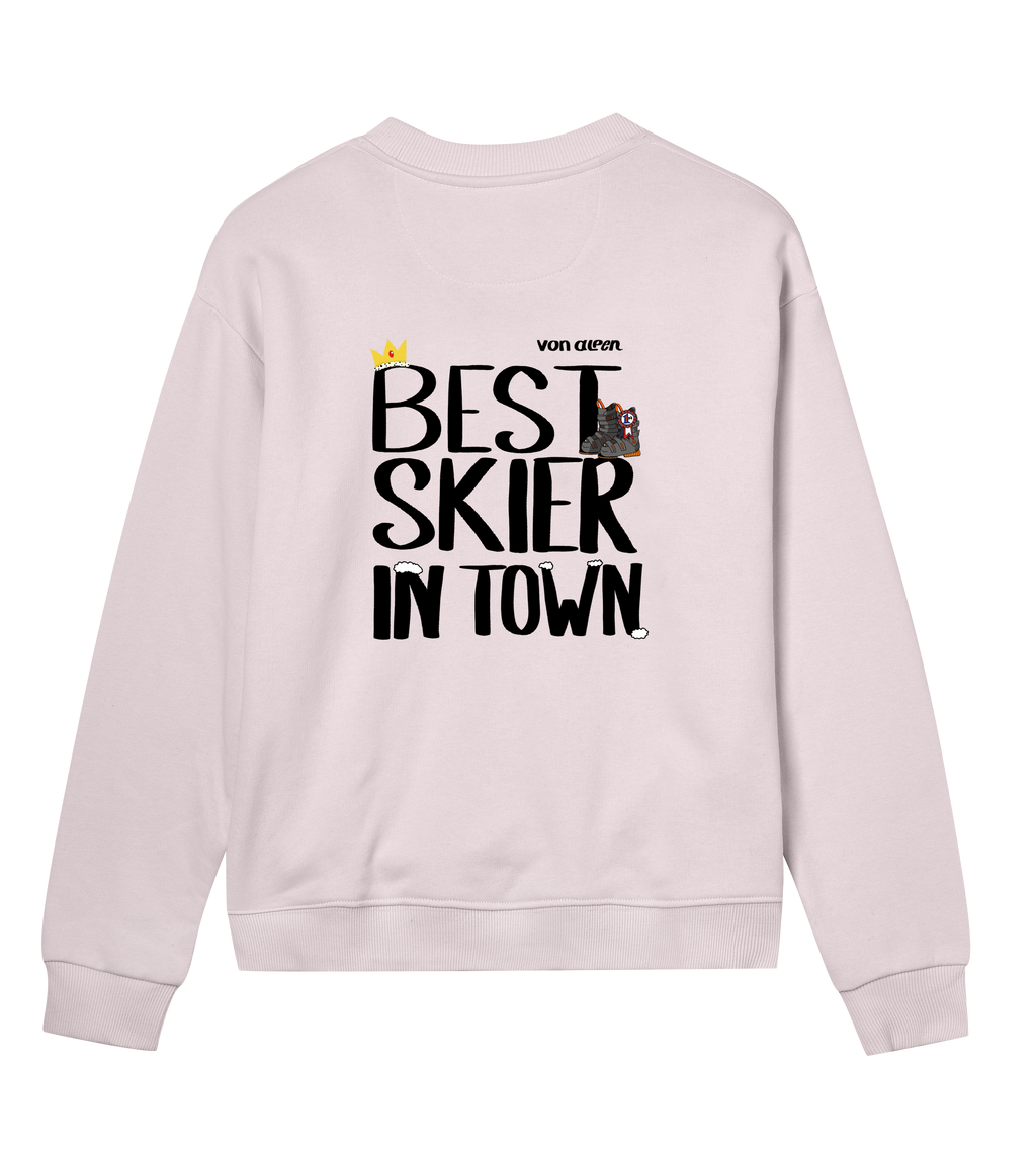 Best Skier Sweatshirt Regular Women’s