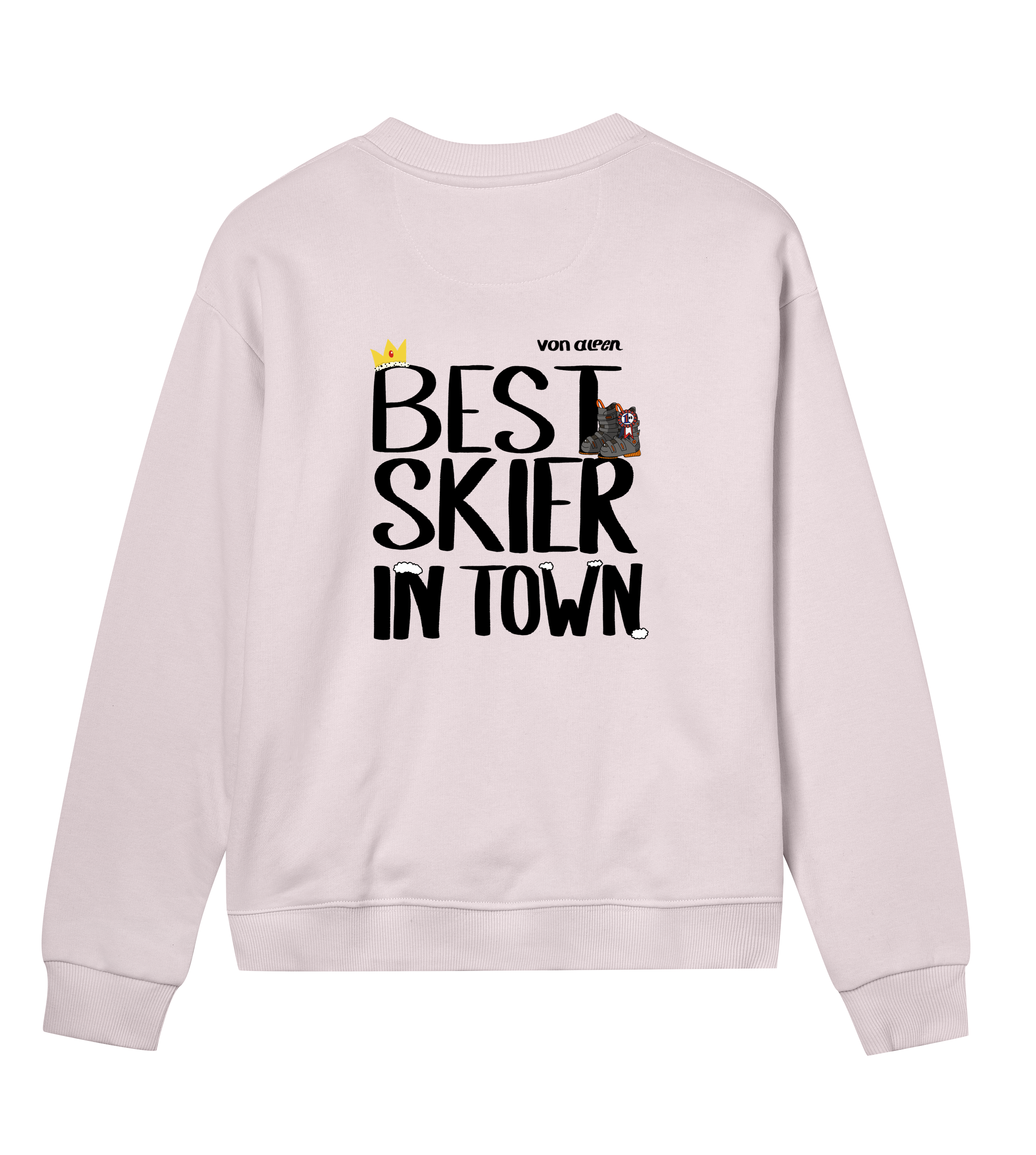 Best Skier Sweatshirt Regular Women’s