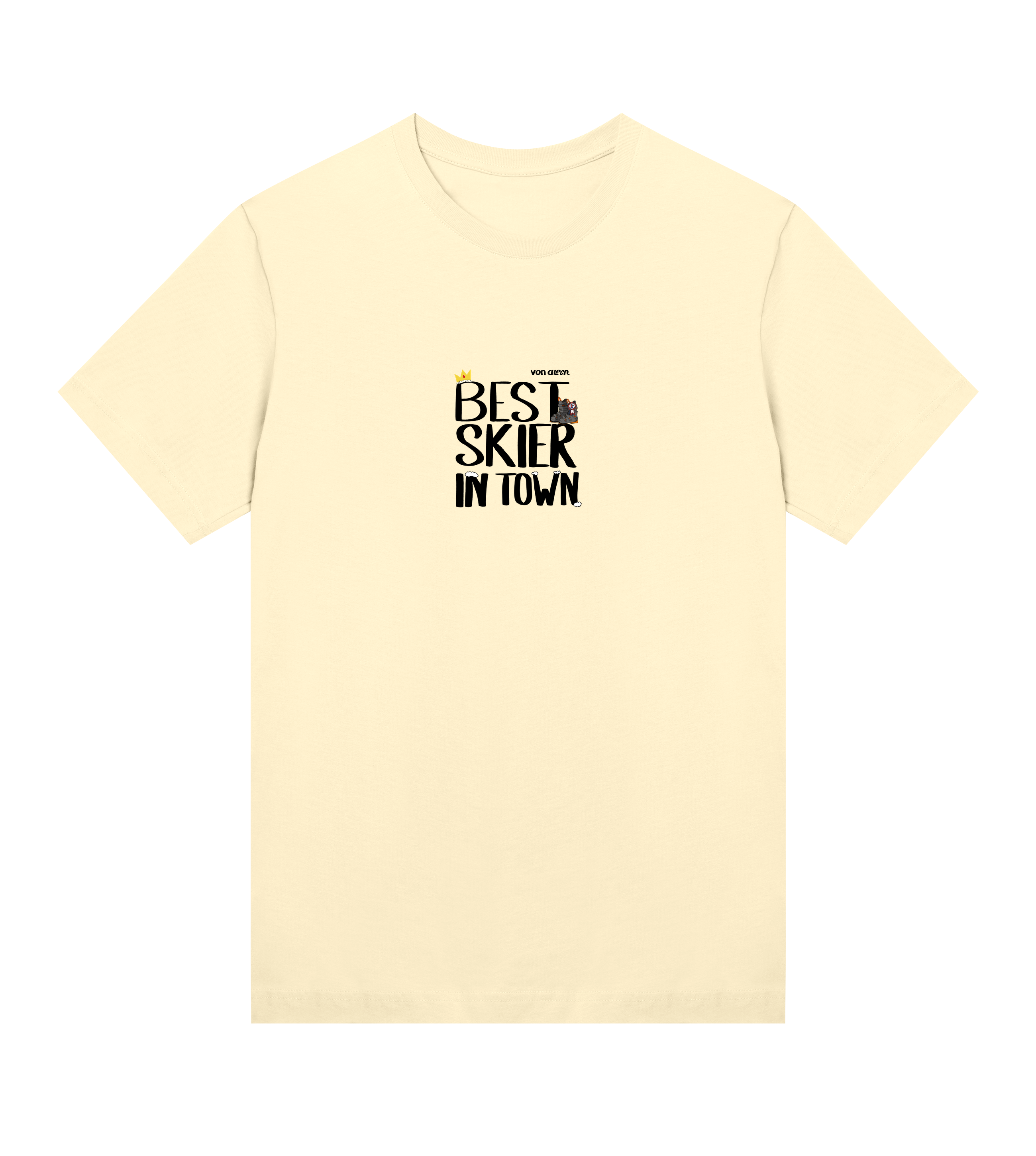 Best Skier T-Shirt Regular Women’s