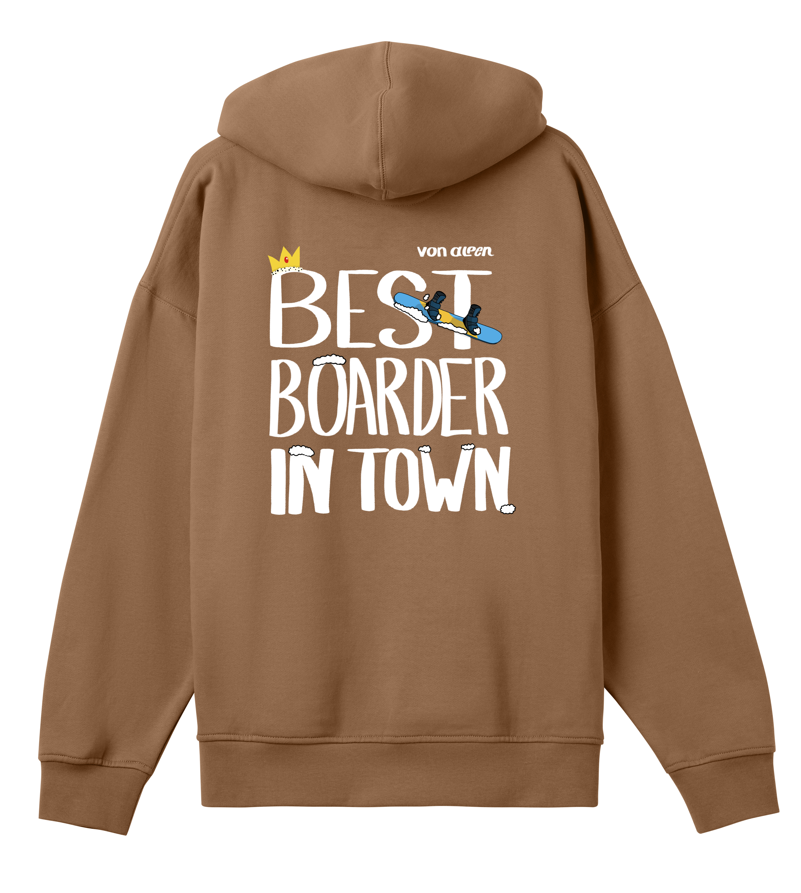 Best Boarder Hoodie Oversized Men’s (Back Print)
