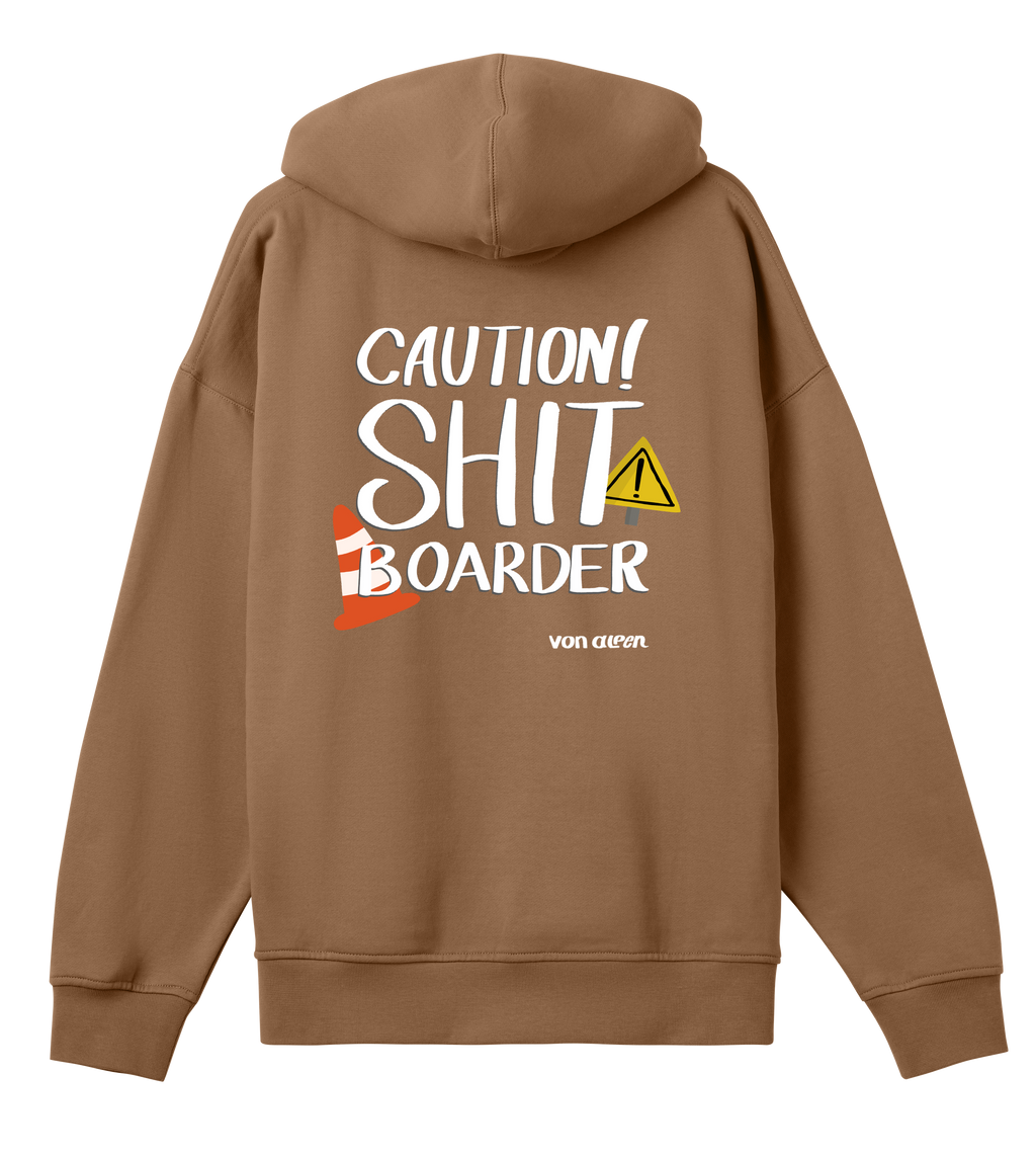 Shit Boarder Hoodie Oversized Men’s (Back Print)