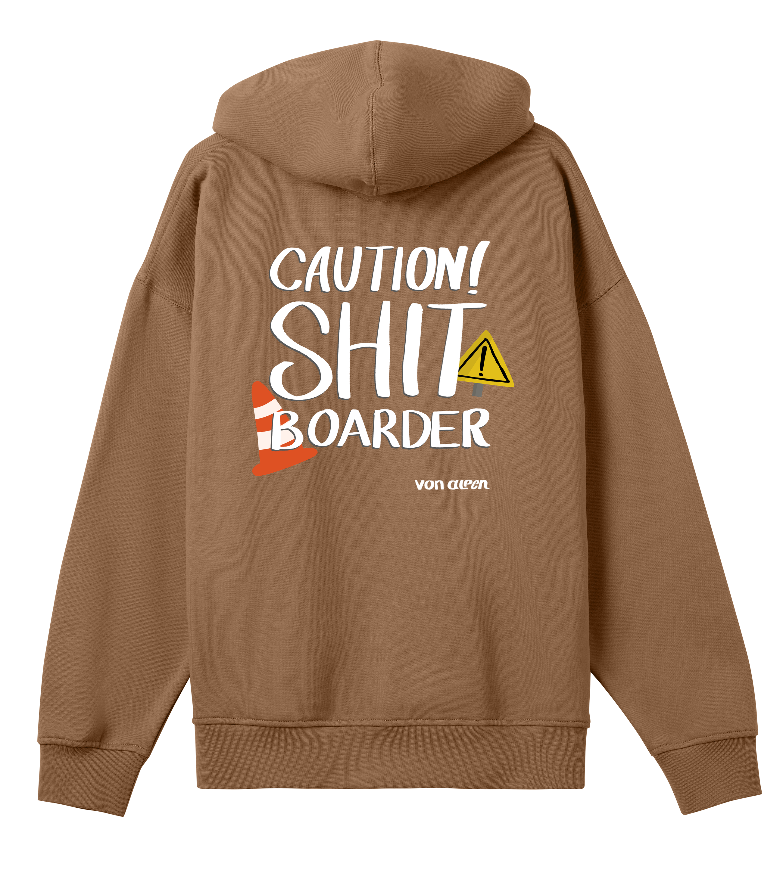 Shit Boarder Hoodie Oversized Men’s (Back Print)