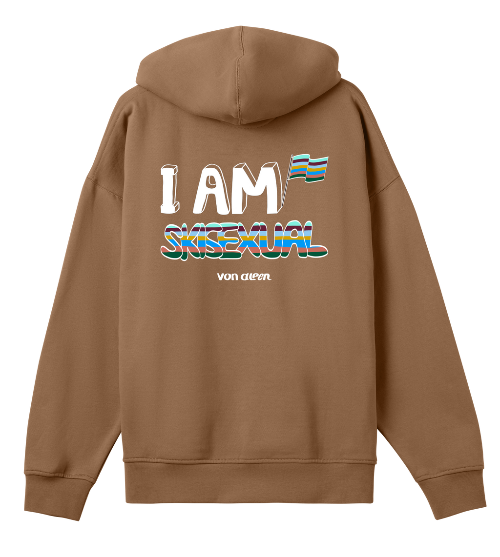 Skisexual Hoodie Oversized Men’s (Back Print)