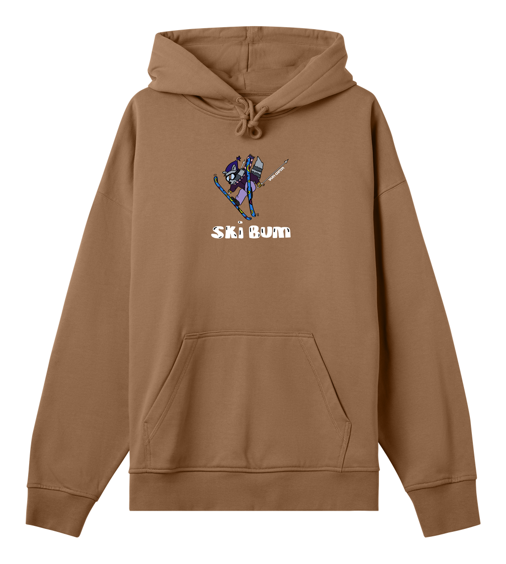 Ski Bum Hoodie Oversized Men’s (Back Print)